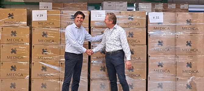 Medica Europe hernieuwt samenwerking met Vos Logistics; dagelijkse belevering van ziekenhuizen in de Benelux